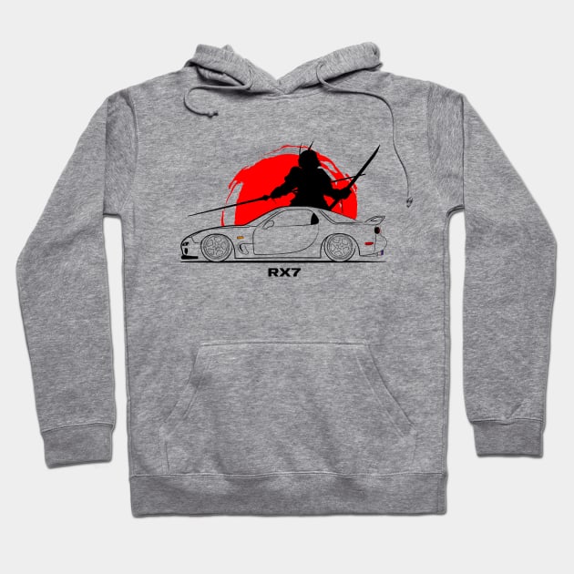 JDM RX7 Hoodie by turboosted